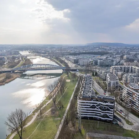 아파트 Grzegorzki - Air Con, Balcony, Vistula View - By Rentujemy 크라쿠프