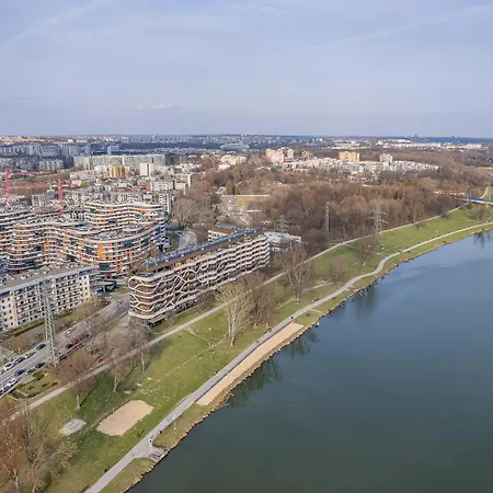 Lägenhet Grzegorzki - Air Con, Balcony, Vistula View - By Rentujemy *