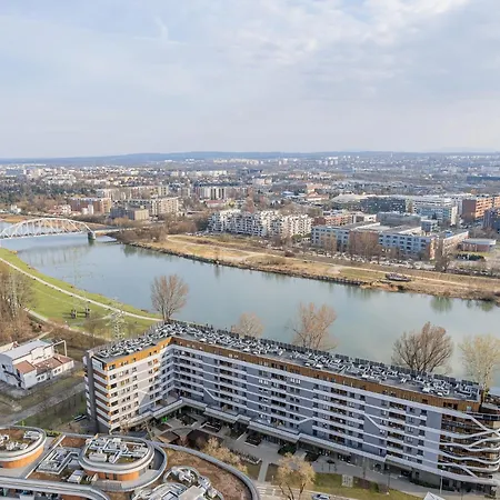Grzegorzki - Air Con, Balcony, Vistula View - By Rentujemy Lägenhet Kraków